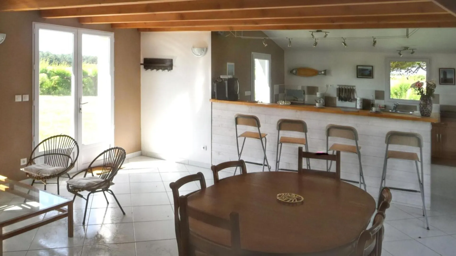 Maison de 3 chambres avec jardin amenage et wifi a Sauzon a 2 km de la plage